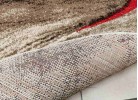 Тъкан килим MAGNOLIA 097 d.beige/red кръг